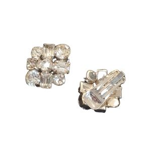 Antique Clip-on Earings Costume Jewelry